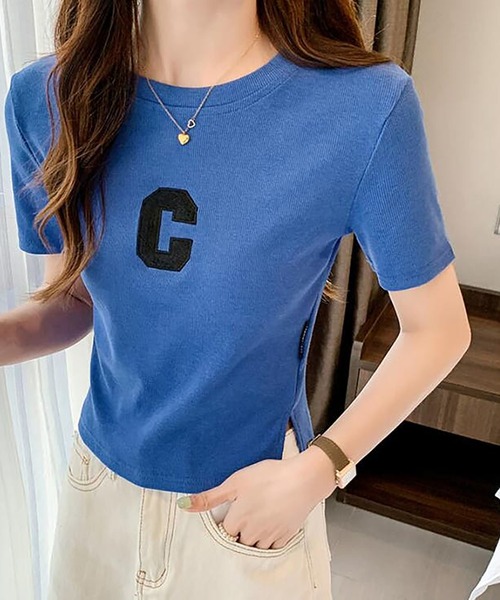 Girly Doll(ガーリードール)の「Tシャツ(Tシャツ/カットソー・レディース・ブラック/ブルー/ホワイト・M/L)」の9枚目の写真
