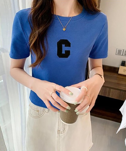 Girly Doll(ガーリードール)の「Tシャツ(Tシャツ/カットソー・レディース・ブラック/ブルー/ホワイト・M/L)」の10枚目の写真