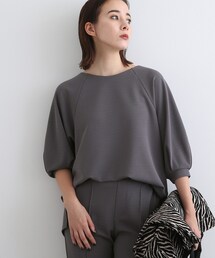 INDIVI | 【一押しトレンド!/洗える/SETUP可能】ラグランスリーブトップス(Tシャツ/カットソー)