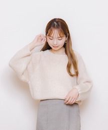 flower | フェミニンニットトップ(ニット/セーター)