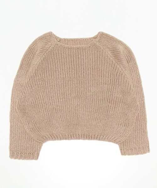 flower（フラワー）の「フェミニンニットトップ（ニット/セーター・レディース・ベージュ/ブラウン/アイボリー・FREE）」の16枚目の写真