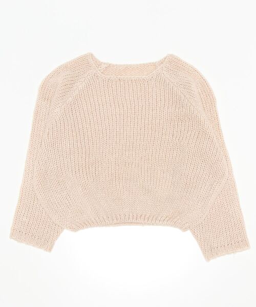 flower（フラワー）の「フェミニンニットトップ（ニット/セーター・レディース・ベージュ/ブラウン/アイボリー・FREE）」の17枚目の写真