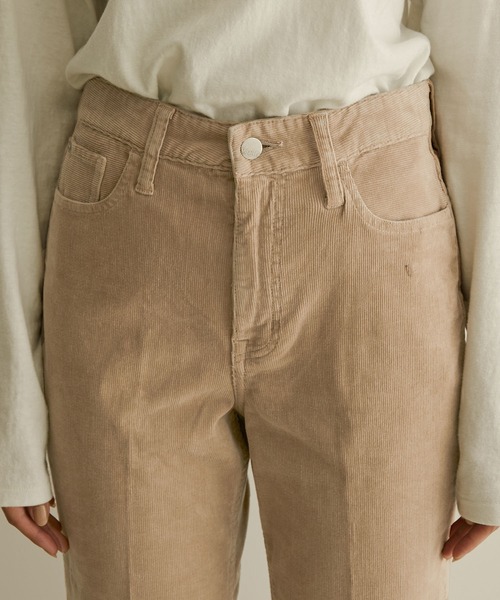 SALON adam et rope'（サロン アダム エ ロペ）の「【Healthy DENIM for SALON】別注Lotus フレアーコーデュロイパンツ（その他パンツ・レディース・ブラウン・23/24/25/26/22）」の11枚目の写真