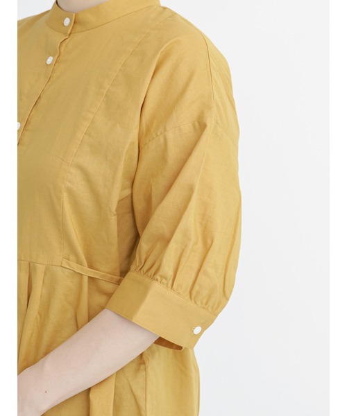 Lugnoncure(ルノンキュール)の「ヨーク切替タックチュニック(シャツ/ブラウス・レディース・ブラック/オフホワイト/イエロー・フリ-)」の13枚目の写真