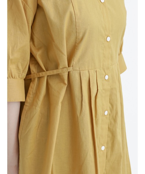 Lugnoncure(ルノンキュール)の「ヨーク切替タックチュニック(シャツ/ブラウス・レディース・ブラック/オフホワイト/イエロー・フリ-)」の14枚目の写真