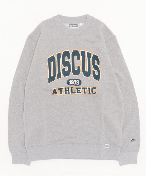 DISCUS(ディスカス)の「DISCUS/ディスカス カレッジロゴ ビッグシルエット スウェットトレーナー(スウェット・レディース・ホワイト/グレー/グリーン/オートミール・M/L/XL)」の7枚目の写真