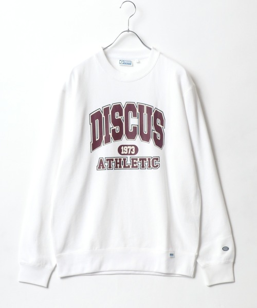DISCUS(ディスカス)の「DISCUS/ディスカス カレッジロゴ ビッグシルエット スウェットトレーナー(スウェット・レディース・ホワイト/グレー/グリーン/オートミール・M/L/XL)」の11枚目の写真