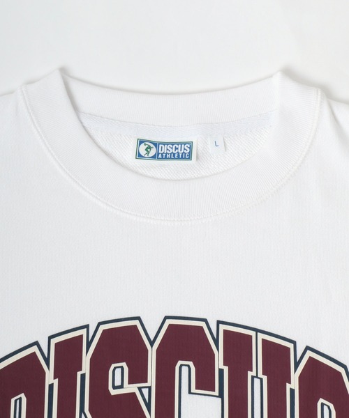 DISCUS(ディスカス)の「DISCUS/ディスカス カレッジロゴ ビッグシルエット スウェットトレーナー(スウェット・レディース・ホワイト/グレー/グリーン/オートミール・M/L/XL)」の15枚目の写真