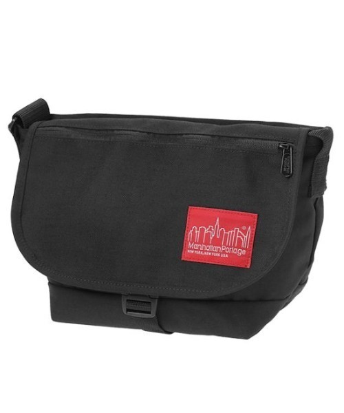 Manhattan Portage（マンハッタンポーテージ）の「Manhattan Portage/マンハッタンポーテージ ショルダーバック Nylon Messenger Bag Flap Zipper Pocket MP1605JRFZP（ショルダーバッグ・メンズ・ブラック×レッド・FREE）」の10枚目の写真