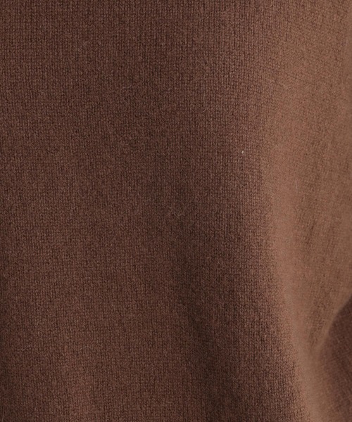 Andemiu（アンデミュウ）の「ウールカシミヤハイネックニット295030（ニット/セーター・レディース・ブラウン/ブルー/ライトイエロー・FREE）」の21枚目の写真