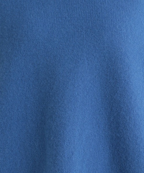 Andemiu（アンデミュウ）の「ウールカシミヤハイネックニット295030（ニット/セーター・レディース・ブラウン/ブルー/ライトイエロー・FREE）」の13枚目の写真