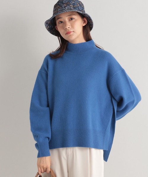 Andemiu（アンデミュウ）の「ウールカシミヤハイネックニット295030（ニット/セーター・レディース・ブラウン/ブルー/ライトイエロー・FREE）」の16枚目の写真