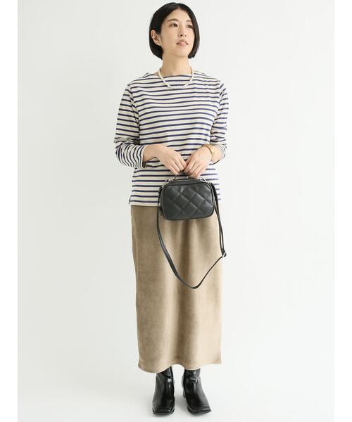 Lugnoncure（ルノンキュール）の「キルティングショルダーバッグ（ハンドバッグ・レディース・ブラック/オフホワイト/イエロー・ﾌﾘ-）」の7枚目の写真