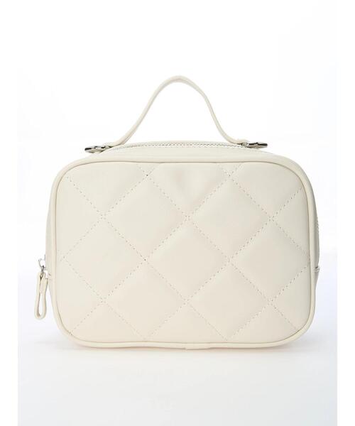 Lugnoncure（ルノンキュール）の「キルティングショルダーバッグ（ハンドバッグ・レディース・ブラック/オフホワイト/イエロー・ﾌﾘ-）」の16枚目の写真