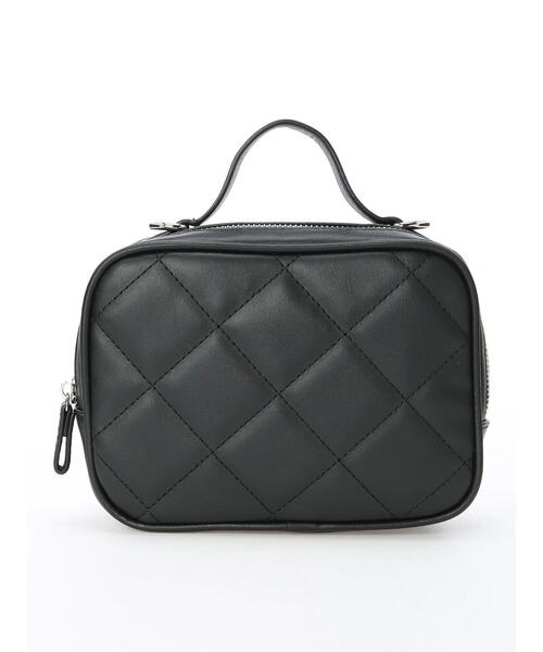 Lugnoncure（ルノンキュール）の「キルティングショルダーバッグ（ハンドバッグ・レディース・ブラック/オフホワイト/イエロー・ﾌﾘ-）」の17枚目の写真