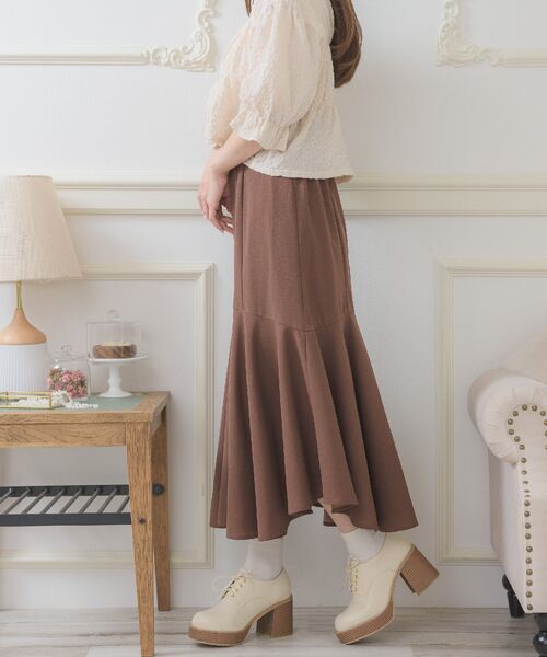 ems excite（エムズエキサイト）の「ジョーゼットマーメイドSK（スカート・レディース・ブラック/パープル/ブラウン/ホワイト系その他・FREE）」の19枚目の写真