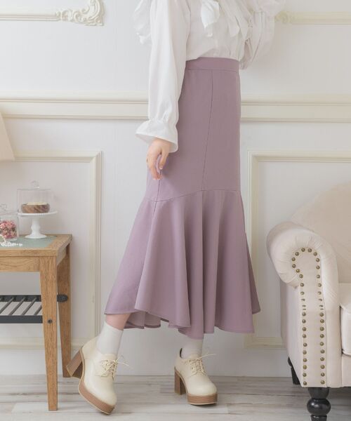 ems excite（エムズエキサイト）の「ジョーゼットマーメイドSK（スカート・レディース・ブラック/パープル/ブラウン/ホワイト系その他・FREE）」の20枚目の写真