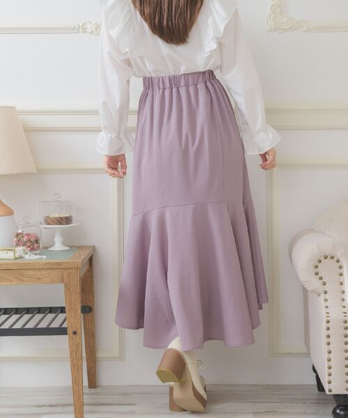 ems excite（エムズエキサイト）の「ジョーゼットマーメイドSK（スカート・レディース・ブラック/パープル/ブラウン/ホワイト系その他・FREE）」の12枚目の写真