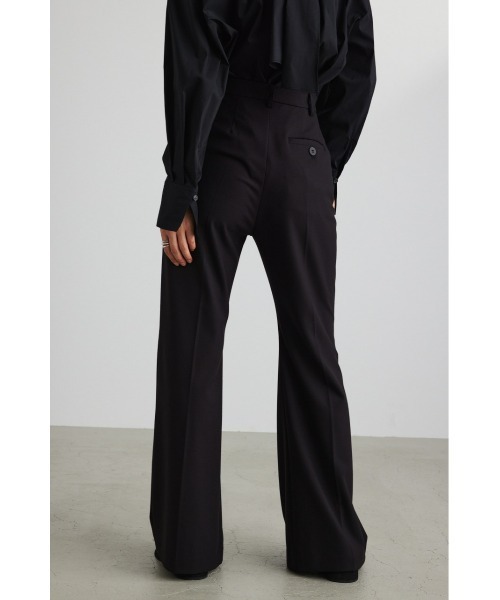 STYLEMIXER（スタイルミキサー）の「フロントプリーツフレアパンツ（その他パンツ・レディース・ブラック/ベージュ・SMALL/X-SMALL/MEDIUM）」の7枚目の写真