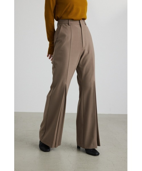 STYLEMIXER（スタイルミキサー）の「フロントプリーツフレアパンツ（その他パンツ・レディース・ブラック/ベージュ・SMALL/X-SMALL/MEDIUM）」の13枚目の写真