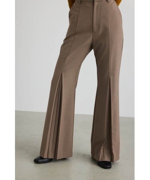 STYLEMIXER（スタイルミキサー）の「フロントプリーツフレアパンツ（その他パンツ・レディース・ブラック/ベージュ・SMALL/X-SMALL/MEDIUM）」の15枚目の写真