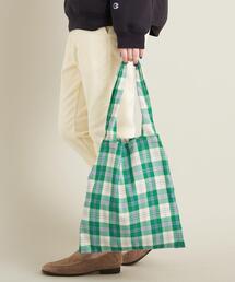 BEAUTY&YOUTH UNITED ARROWS | チェック ロゴ ポータブル トートバッグ(トートバッグ)