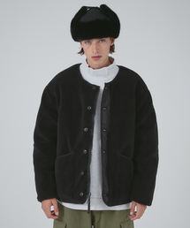 TAION MILITARY RIVERSIBLE【UNISEX】ミリタリー リバーシブル クルーネック ダウンジャケット/TAION-R104BML-1