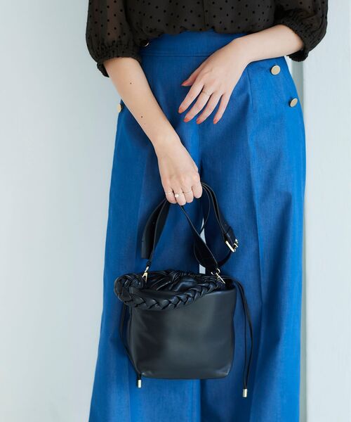 le.coeur blanc（ルクールブラン）の「メッシュハンドルショルダーバッグ（ショルダーバッグ・レディース・ピンク/ブラック・FREE）」の4枚目の写真