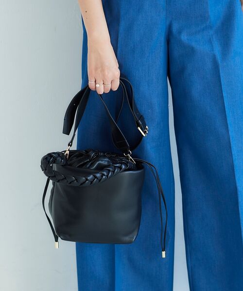 le.coeur blanc（ルクールブラン）の「メッシュハンドルショルダーバッグ（ショルダーバッグ・レディース・ピンク/ブラック・FREE）」の5枚目の写真