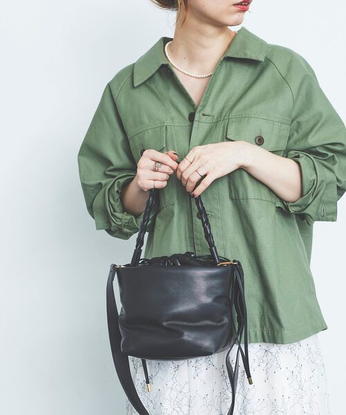 le.coeur blanc（ルクールブラン）の「メッシュハンドルショルダーバッグ（ショルダーバッグ・レディース・ピンク/ブラック・FREE）」の8枚目の写真