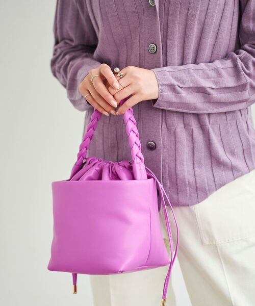 le.coeur blanc（ルクールブラン）の「メッシュハンドルショルダーバッグ（ショルダーバッグ・レディース・ピンク/ブラック・FREE）」の12枚目の写真