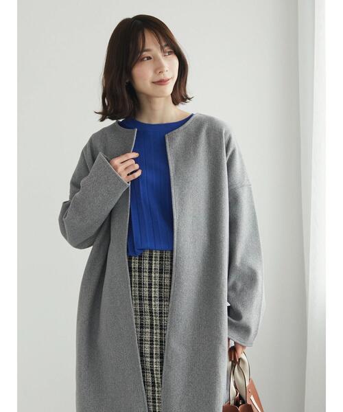 Green Parks（グリーンパークス）の「圧縮ポンチノーカラーロング