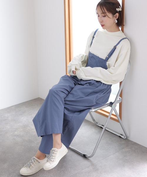 ElegChic（エレグシック）の「袖ぷっくりスリーブプルオーバー（Tシャツ/カットソー・レディース・ブラック/杢グレー/オフホワイト・LL～3L/4L～5L/M～Ｌ）」の11枚目の写真