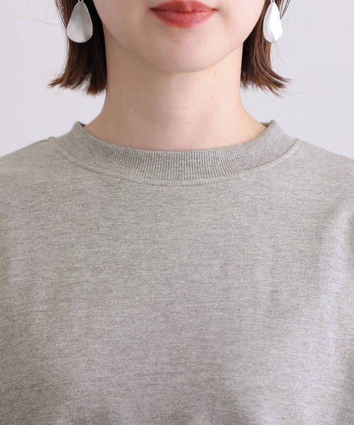 ElegChic（エレグシック）の「袖ぷっくりスリーブプルオーバー（Tシャツ/カットソー・レディース・ブラック/杢グレー/オフホワイト・LL～3L/4L～5L/M～Ｌ）」の16枚目の写真