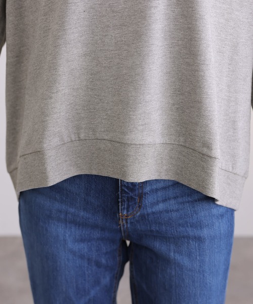 ElegChic（エレグシック）の「袖ぷっくりスリーブプルオーバー（Tシャツ/カットソー・レディース・ブラック/杢グレー/オフホワイト・LL～3L/4L～5L/M～Ｌ）」の18枚目の写真