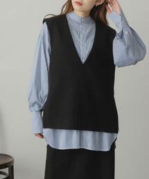 SENSE OF PLACE by URBAN RESEARCH | ウールライクジャージVネックジレ(ベスト)