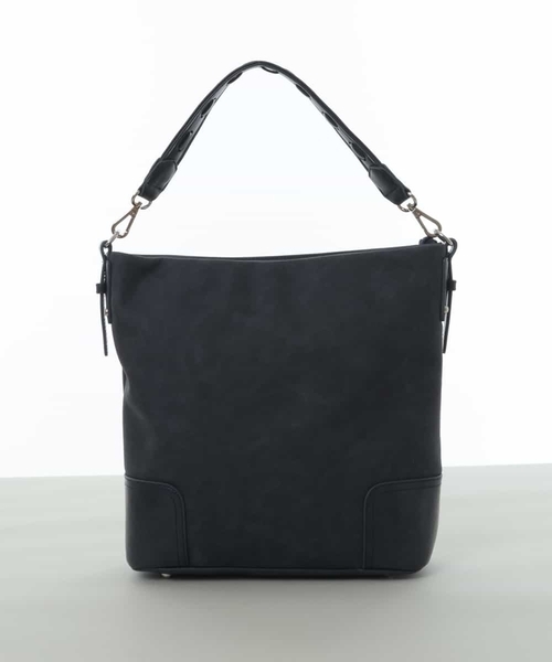 MK MICHEL KLEIN（エムケーミッシェルクラン）の「【2WAY】デザインハンドル2WAYバッグ（トートバッグ・レディース・オレンジ/ネイビー/モカ・00）」の3枚目の写真