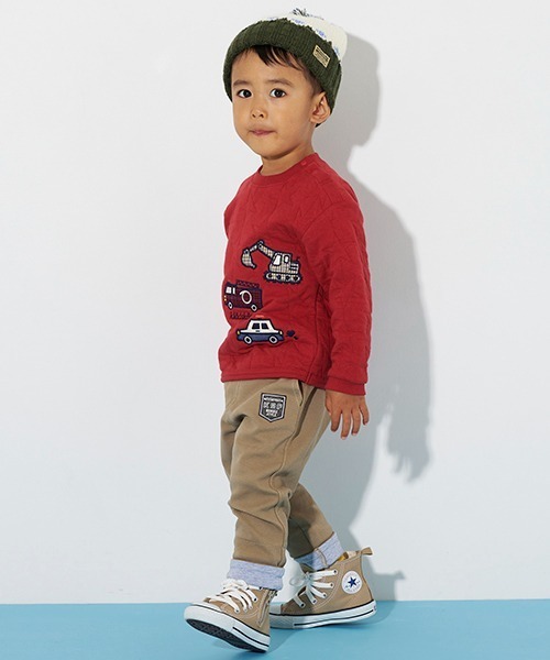 kladskap（クレードスコープ）の「配色ニット帽（ニットキャップ/ビーニー・キッズ・ダークブラウン/モスグリーン・M/L）」の15枚目の写真