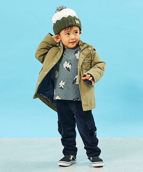 kladskap（クレードスコープ）の「配色ニット帽（ニットキャップ/ビーニー・キッズ・ダークブラウン/モスグリーン・M/L）」の12枚目の写真