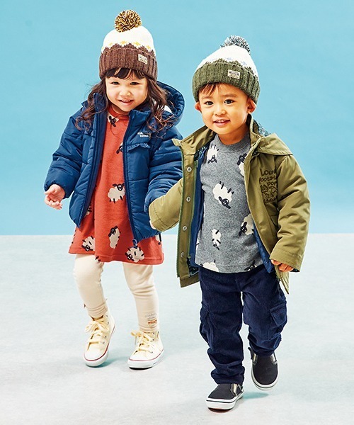 kladskap（クレードスコープ）の「配色ニット帽（ニットキャップ/ビーニー・キッズ・ダークブラウン/モスグリーン・M/L）」の14枚目の写真