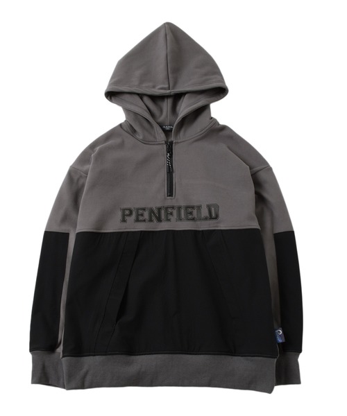 PEN FIELD(ペンフィールド)の「【Penfield】マイクロフリース・ハーフジップパーカー(パーカー・キッズ・イエロー/チャコールグレー/グレー/カーキ・140cm/150cm/160cm/170cm)」の7枚目の写真