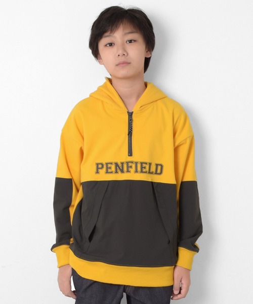 PEN FIELD(ペンフィールド)の「【Penfield】マイクロフリース・ハーフジップパーカー(パーカー・キッズ・イエロー/チャコールグレー/グレー/カーキ・140cm/150cm/160cm/170cm)」の9枚目の写真