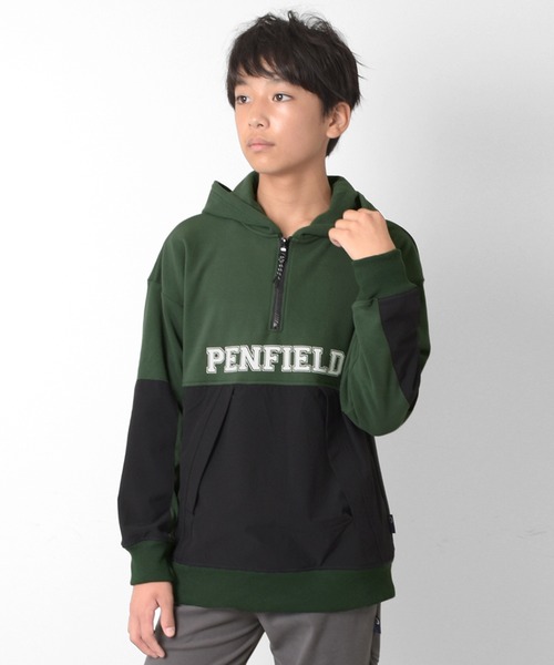 PEN FIELD(ペンフィールド)の「【Penfield】マイクロフリース・ハーフジップパーカー(パーカー・キッズ・イエロー/チャコールグレー/グレー/カーキ・140cm/150cm/160cm/170cm)」の15枚目の写真