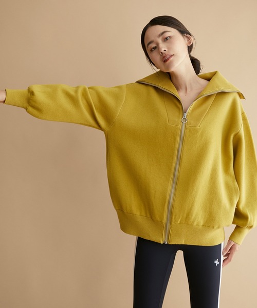 NERGY(ナージー)の「セーラーカラーZIPブルゾン(ブルゾン・レディース・ブラック/イエロー/ベージュ・FREE)」の5枚目の写真