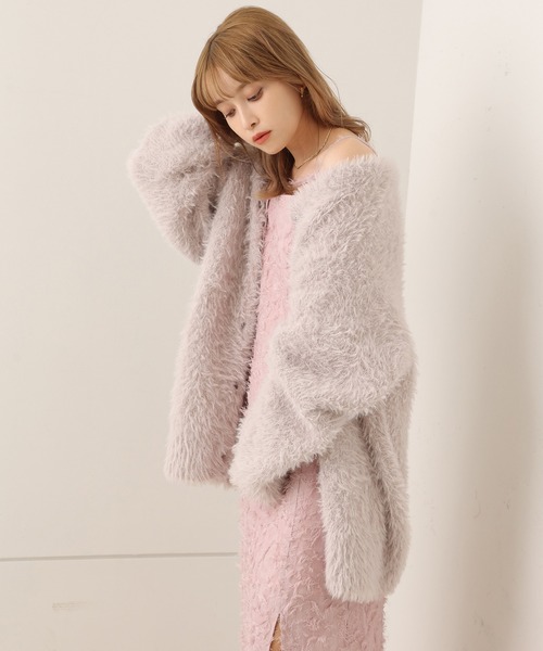 one after another NICE CLAUP（ワンアフターアナザーナイスクラップ）の「【新色追加】Iラインスリットキャミワンピース（ワンピース・レディース・ブラウン系その他/アイボリー/ピンク/ブラック・SMALL/MEDIUM）」の18枚目の写真