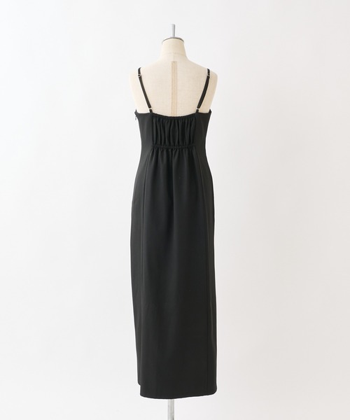 one after another NICE CLAUP　ワンピース　black Black collection】イレヘムティアードロングワンピース