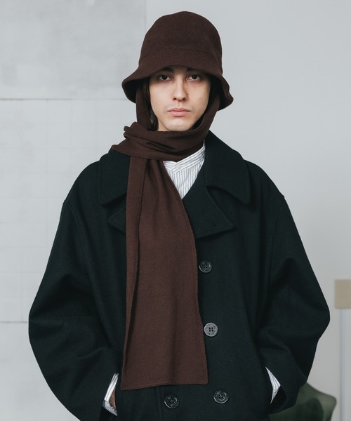 SEVEN BY SEVEN（セブンバイセブン）の「SEVEN BY SEVEN/セブン バイ セブン LONG EARMUFF HAT ハット（ハット・メンズ・グレー/ワインレッド/ブラウン・FREE）」の3枚目の写真