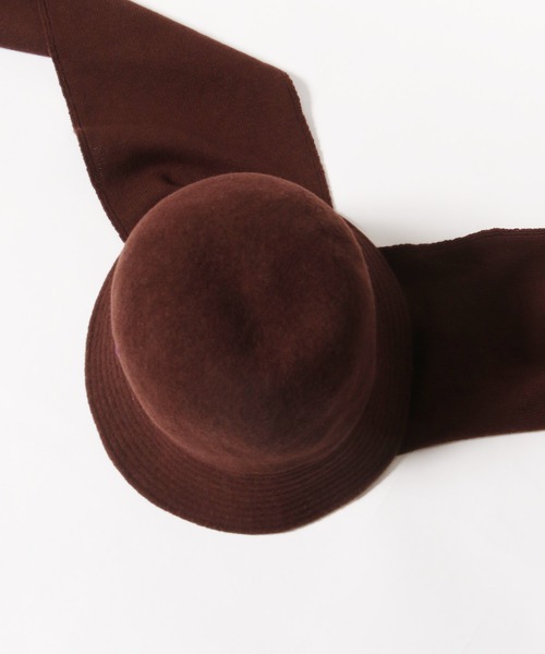 SEVEN BY SEVEN（セブンバイセブン）の「SEVEN BY SEVEN/セブン バイ セブン LONG EARMUFF HAT ハット（ハット・メンズ・グレー/ワインレッド/ブラウン・FREE）」の7枚目の写真