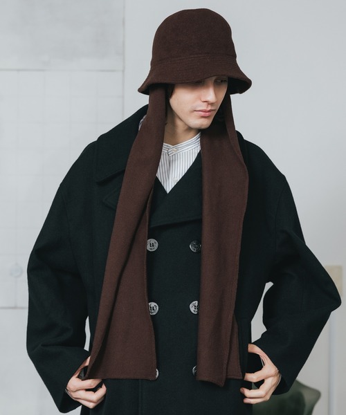 SEVEN BY SEVEN（セブンバイセブン）の「SEVEN BY SEVEN/セブン バイ セブン LONG EARMUFF HAT ハット（ハット・メンズ・グレー/ワインレッド/ブラウン・FREE）」の17枚目の写真
