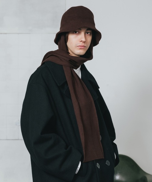 SEVEN BY SEVEN（セブンバイセブン）の「SEVEN BY SEVEN/セブン バイ セブン LONG EARMUFF HAT ハット（ハット・メンズ・グレー/ワインレッド/ブラウン・FREE）」の19枚目の写真